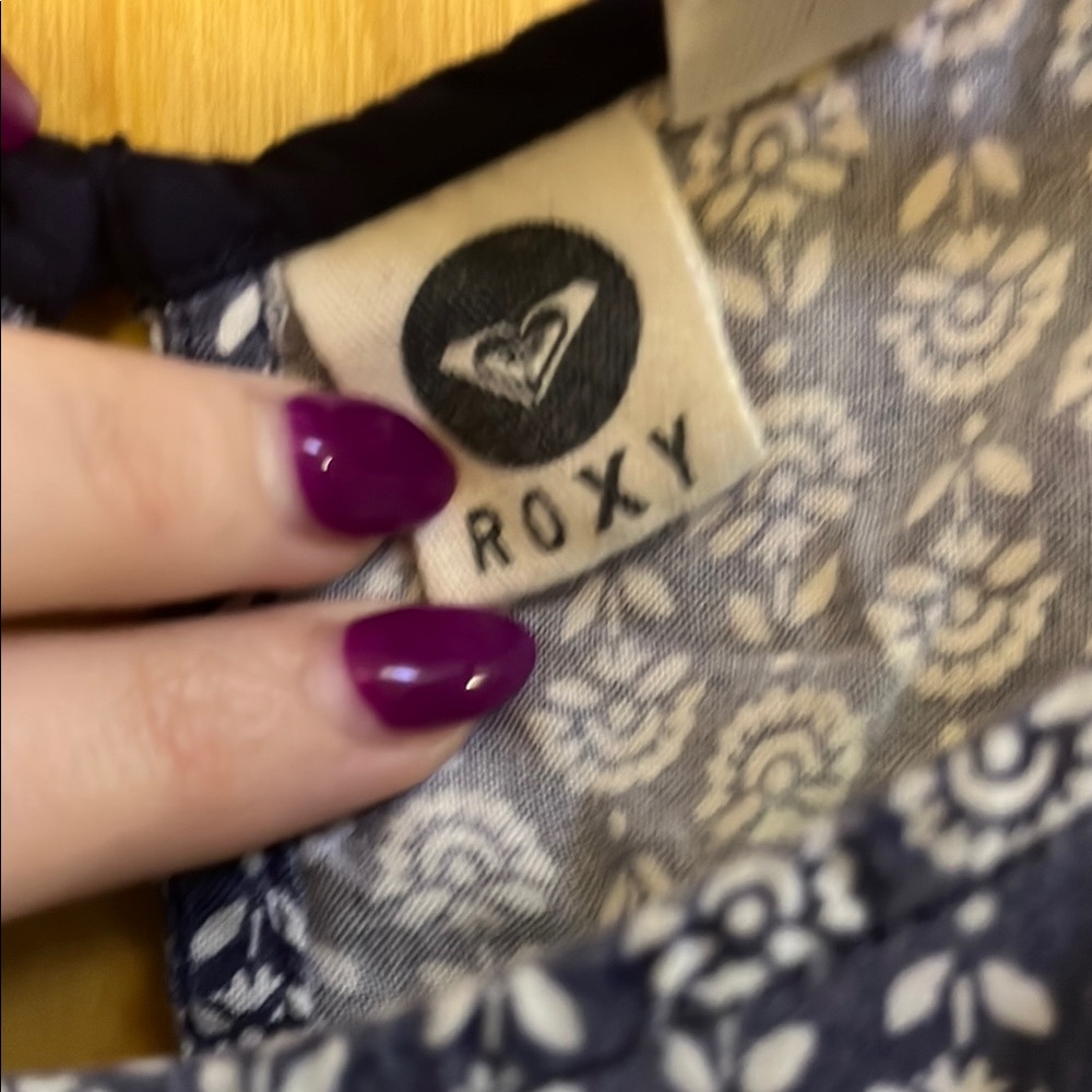 Blue Patterned Women's Top - Picture 2 of 2